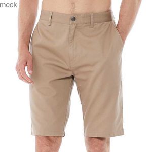 Shorts masculinos 2023 Summer shorts masculinos de cor sólida mid-rise masculino de algodão casual shorts masculinos elástico terno clássico shorts homme