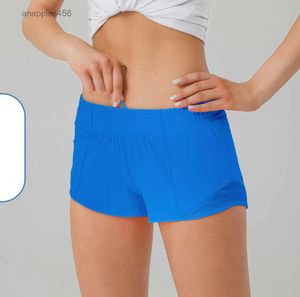 lu-248 kadın spor şortları gündelik fitness hotty sıcak pantolon için kadın kız egzersiz spor salonu koşu spor giyim fermuarlı cep hızlı kurutma örgü elbise vestidos etek