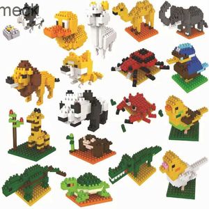 Blocks Animal Miniature Particle Building Blocks Monterade Intellectual Toys Mini Children's Toys