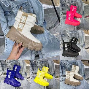 Designerskie buty śniegowe australijskie damskie buty dopamine galaretki galaretki polarowe do ciepła gęste bawełniane bawełniane bawełniane bawełniane wodoodporne i niewilane deszczowe deszcz