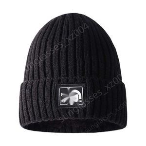 Faced Beanie Designer North Top Quality Hat Thickened And Plush Inner Lining For Warmth Knitted Wool Hat Fashionable Trend Outdoor Sports And Leisure Hat