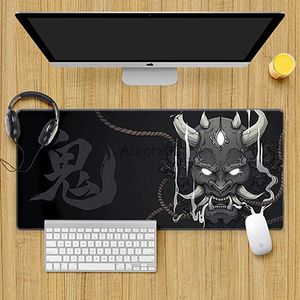 Mouse Pads Wrist Rests Design Mouse Pad Popular Large Gamer XXL Keyboard Mat Oni Mouse Mat 900X400MM Carpet Rubber Desk Mat Gaming Notebook Mousepad YQ231117