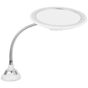 Kompaktowe lustra 10 x diody LED Make Light Mirror Ssedction Cup Vanip Makeup Powiększenie okrągłe kompaktowe białe zużycie podróży 231116