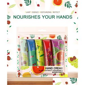 Other Health Beauty Items Bioaqua Hand Cream Set Plant Flavor Moisturizing Hydra Nourishing Anti-Chap Whitening Skin Care 30G Drop Dhosx