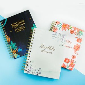 Wochen- und Monatsplaner, Januar, Dezember, Zeitplan, Organizer, Agenda, Hardcover-Journal, Tagebuch, Notizbuch, Schule, Schreibwaren