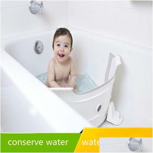 Badewannensitze Verstellbare Badewannen-Trennklappe Baby-Badewanne Dam Wanne Wassersparende Kinder-Trennplatte Zubehör 230614 Drop Deli Dhj5X