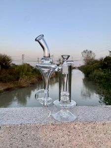 Hochwertiger, individuell gestalteter Aschefänger, Wabenbong, Wasserpfeifen, Shisha, Borosilikatglas, limitierte Auflage, Saphir-Silber, Wasserpfeifenbohrinsel 14 mm, 18 mm. Geben Sie zwei Geschenke