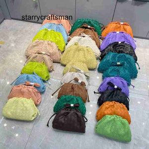 Women Pouch Holding Cloud Bag Botteg Venet Woven Cloud Bag Soft Leather Dumpling 2022 New Korean Women's Single Shoulder Diagonal Cross