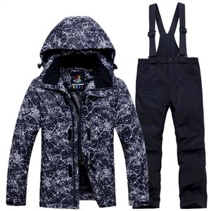 Skianzüge Russischer Winter Kinder Skianzug Jungen Mädchen Schneebekleidung Snowboard-Sets Wasserdichte Outdoor-Sportbekleidung Skimantel Hose 231116