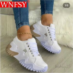 Dress Shoes Wnfsy Women Sneakers Canvas Tennis Shoes Top Sneakers Women Shoes Lace Up Breathable Casual Running Shoes Zapatillas De Mujer T231117