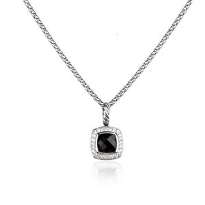 Diamond Pendant Necklaces Dy Jewelry Chain Necklace Designers Men Womens Fashion Black Onyx Petite Vintage Hip Hop Chain Pendants 242j