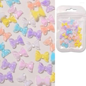 Decorazioni per nail art Beauty Resin Craft 3D Bow-knot per uso domestico