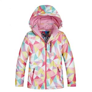 Tute da sci -30 gradi Inverno Snowboard Giacche da sci Ragazzo Ragazza Bambini Abbigliamento da sci Campeggio esterno Escursionismo Cappotti da neve antivento impermeabili 231116