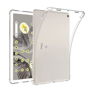 Transparent för Google Pixel Tablet Case Soft Silicone Clear Protection Crystal Tablet Cover