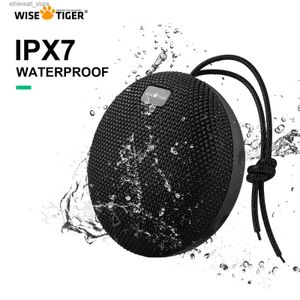 Alto-falantes para telefone celular WISETIGER TypeC Charge Speaker portátil caixa de som ao ar livre IPX7 à prova d'água sem fio estéreo surround BT5.0 alto-falante com baixo Q231117