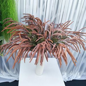 Decorative Flowers Artificial Plants Small Branch Purple Vine Fruit Rattan Palm Bamboo Home Garden Decorate