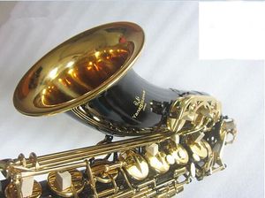 Japan YANAGIS T-902 Tenor Sax Brand Tenor Saxophone Musical Instruments Bb Tone Black gold key brass Tube Gold Key Sax With Case Free shipping