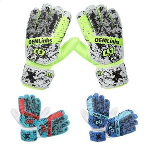 Luvas esportivas Luvas de goleiro profissional Luvas de futebol Acessórios com apertos fortes Palmas Treinamento Luvas de futebol de látex Tamanho 6-10 231116