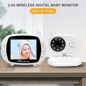 新しい3.2 Cal Electronic Nanny High Resolution Nanny Camera Baby Securityビデオ電話と音声温度監視ベスト