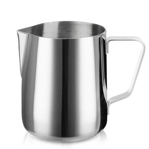 Milk Jugs Milk Creamer Frothing Pitcher Stainless Steel 35060010001500ml Coffee Cup Jug Latte Espresso Cappuccino Milk Cup Barista 230417