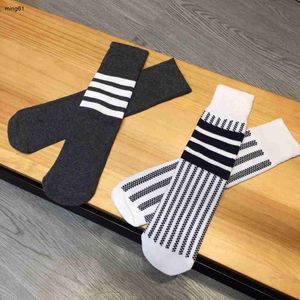 Brand baby stockings Contrast stripe design toddler socks kids designer clothes winter boy girl hose Warm child pantyhose