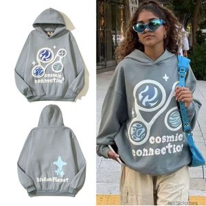 Tasarımcı Hoodie Erkek Sweatshirts Fashion Street Giyim Amerikan High Street Niche Modaya Modaya BROOKHE BROOKNE BAĞLANTI BAĞLANTI BAĞLANTI GRAFITI KUTUCU GÜZEL ÇİFT HOODIE