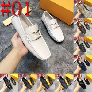 43 Model Slip-On Designer Loafers Mänskor Mjuk kör Mockasiner Högkvalitativa lägenheter Male Walking Shoes Suede Casual Loafers Summer Men's Dress Shoe