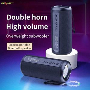 Cep Telefonu Hoparlörler Taşınabilir S46 Bluetooth 5.0 Hoparlör 10W IPX5 Su geçirmez Güçlü Ses Kutusu Bas Boost Gerçek Kablosuz Stereo Açık Araba Subwoofer Q231117