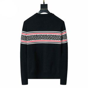 Ströja herrbesättningar mjuk casual klassisk pullover stickad lätta tröjor, dra medusa 2024