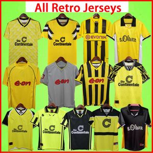 Dortmund Retro Soccer Jerseys 1988 1989 1994 1995 1996 1997 1998 2000 2001 2002 2012 2013 Vintage Football Shirts REUS Borussia Moller 88 89 94 95 96 97 98 99