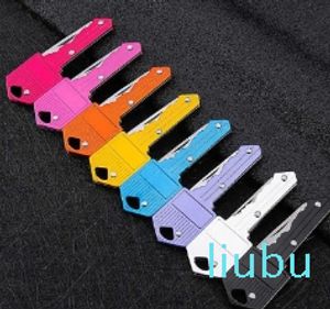 Self defense keychains knife keychain mini pocket knives stainless folding knife key chain outdoor camping hunting tactical combat knifes survival tool