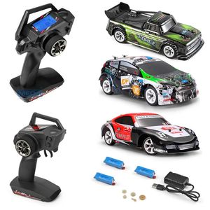 Electric RC Car Wltoys RC 1 28 30 km H 284131 K989 med uppgradering LCD Remote Control High Speed ​​Racing Mygg 2 4GHz Off Road RTR Rally Drift 231117