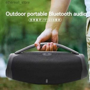 Mobiltelefonhögtalare High Power 50W Portable Bluetooth kraftfull ljudlåda trådlös subwoofer bas mp3 spelare fm radioljudsystem q231117