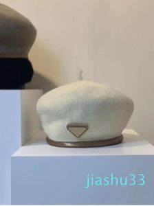 Beret women wool brand comfortable cute hat girl wool hat universal artist dome solid color decoration design