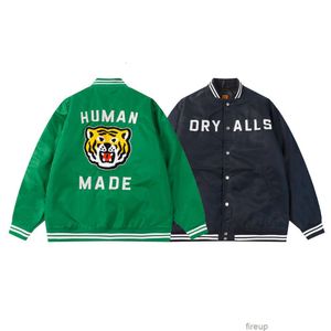 Designer Jackets Mens Casual Coats Outerwear Human Made New Tiger Embroidered Baseball Jacket Men's Women's Autumn/winter Loose Jackets