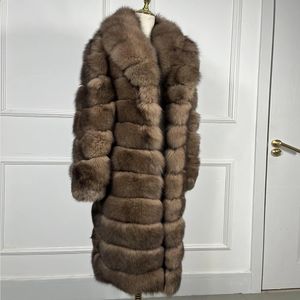 Feminino para baixo parkas casaco de pele real 2023 luxo inverno longo jaqueta vendendo jaquetas 231116