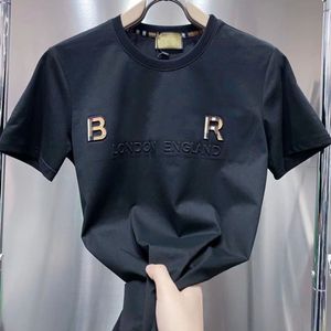 3D impressão tshirt designer mens tees em torno do pescoço preto branco marrom manga curta camisas homens mulheres moletom 3D carta impressão algodão tamanho s-xxxxl