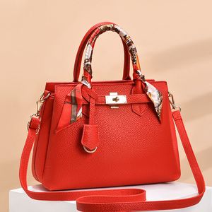 Weihnachtsgeschenk 2023 Neue Damen Hochzeitstasche Handtasche Hochzeit Rote Brauttasche