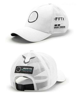 Top F1 Racing Motorcycle Hats Team Mercedes-benz-amg Marshmello Mens and Womens Sports Ball Hat Fitted Fashion Mesh Cap Youth Trucker Caps A4