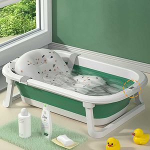 Vasche da bagno Sedili Baby baby pieghevole seduto sdraiato a doppio uso grande vasca da bagno casa neonato forniture per bambini P230417