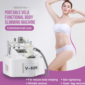 Non Invasive Vacuum Roller Fat Dissolve Machine 40K Cavitation Lymphatic Drainage Cellulite Reduction Vela Body Shaping RF Wrinkle Removal Anti Aging SPA Salon Use