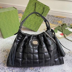 High Quality Handbags Large Capacity Shopping Bag Cowhide Handbag Women Shoulder Bags String Cross Body Purse Internal Zipper Pocket Bags