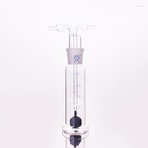 Gas Bottle Washing With Spherical Aeration Stone 250ml500ml1000ml2000ml Lab Glass Straight Tube Cylinder Shisha Hookah