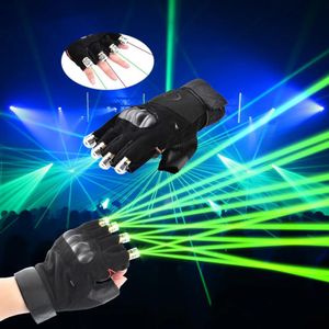 Neuheit Cool Laser Handschuhe Party Supplies Tanzen Bühnenhandschuhe Laser Palm Light Für DJ Club Party Bars Bühne Neuheit Lichtleistung Requisiten