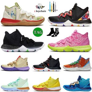 Tasarımcı Düşük Kyrie 5 Basketbol Ayakkabıları 5S Eğitmenler CNY Ananas Evi Arkadaşları Bandulu Kara Büyü Bir Gün Var Ikhet Sandy Eybl Erkek Kadın K5 Sneakers Sports 36-46