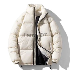 Męska mowa parkas zimowa kurtka męskie ciepłe puffer kurtki gęste parkas zwykli mężczyźni wyściełane płaszcz o pojemności Casaco Masculina Inverno Abrigo Hombre J1117