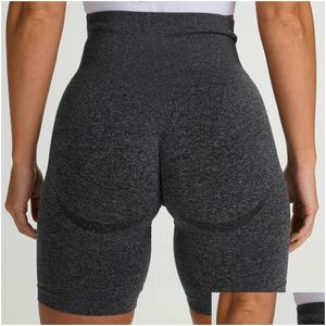 Yoga Outfit Nvgtn Running Sports Workout Shorts Womens High Waist Gym Women Leggings Seamless Fitness Sport Sportswear Drop Delivery O Dhnn4