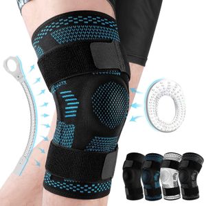 Ellenbogen-Knieschützer Knieorthese Unterstützung Kompressionsmanschette mit seitlichen Stabilisatoren und Patella-Gel für Knieschmerzen Meniskusriss ACL MCL Injury Recovery 230417