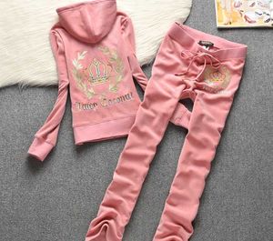 Women's Tiktok Piece Pants Velvet Juicy Coutoure Set Track Suit Couture Juciy Coture European och Americaneaeoasdfzsaddg