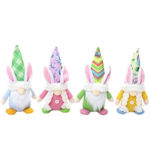 Decorative Objects & Figurines Decorative Objects Easter Decoration For Home Bunny Ears Gnome Gonk Faceless Doll Creative Spring Drop Dhhvw